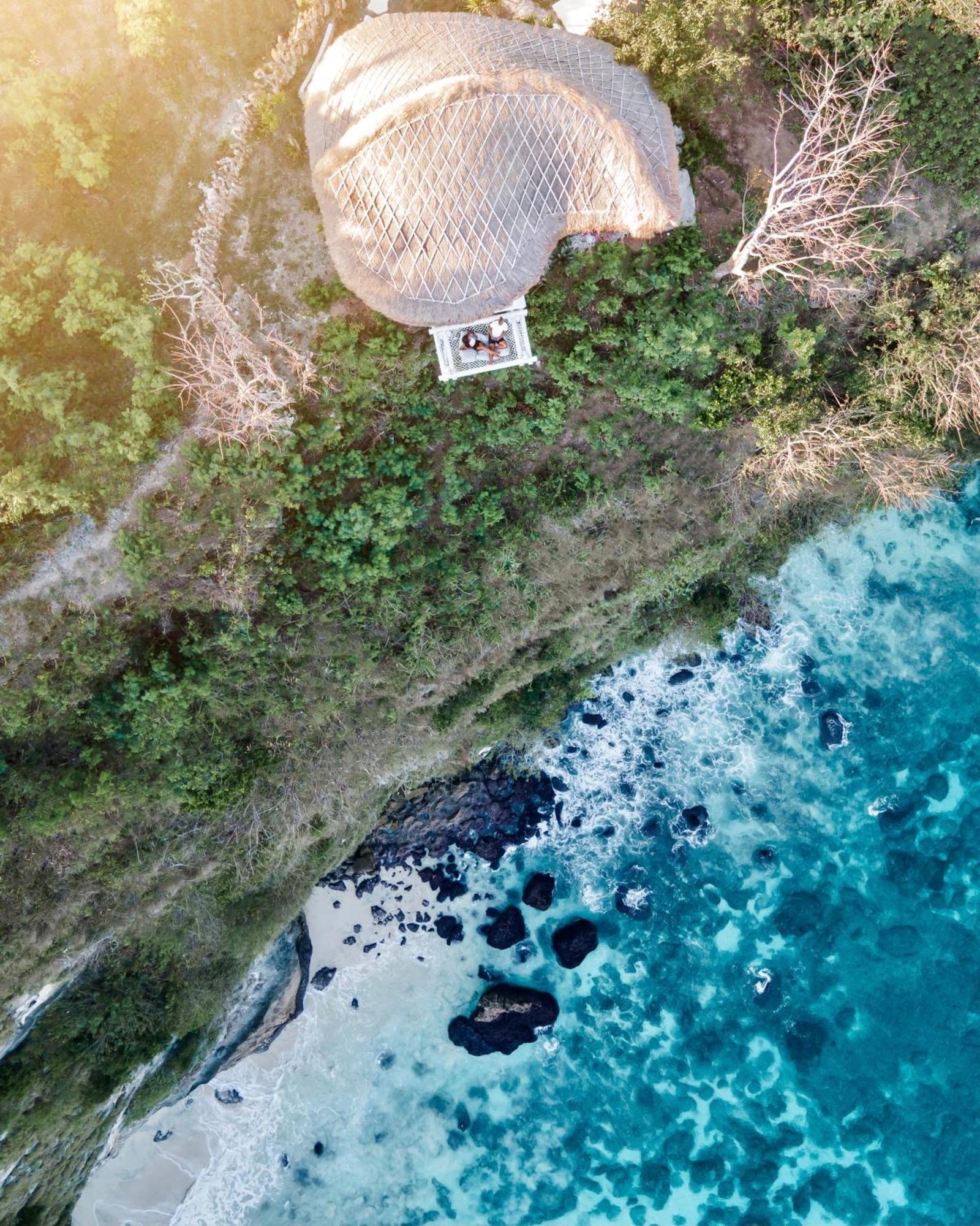 Tropical Glamping Nusa Penida Diamond Beach - Cliff Side Edge Polilit Exterior photo