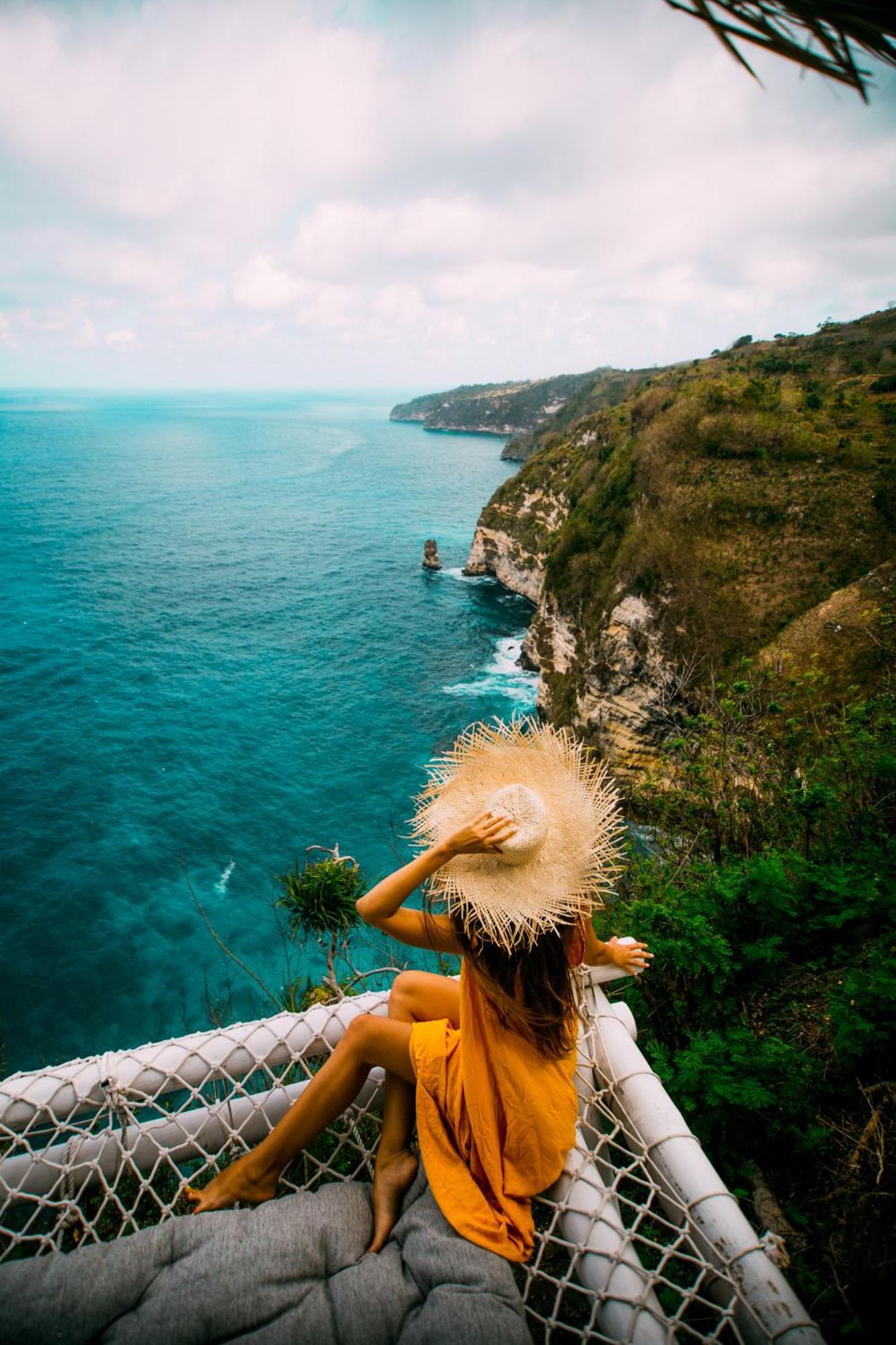 Tropical Glamping Nusa Penida Diamond Beach - Cliff Side Edge Polilit Exterior photo