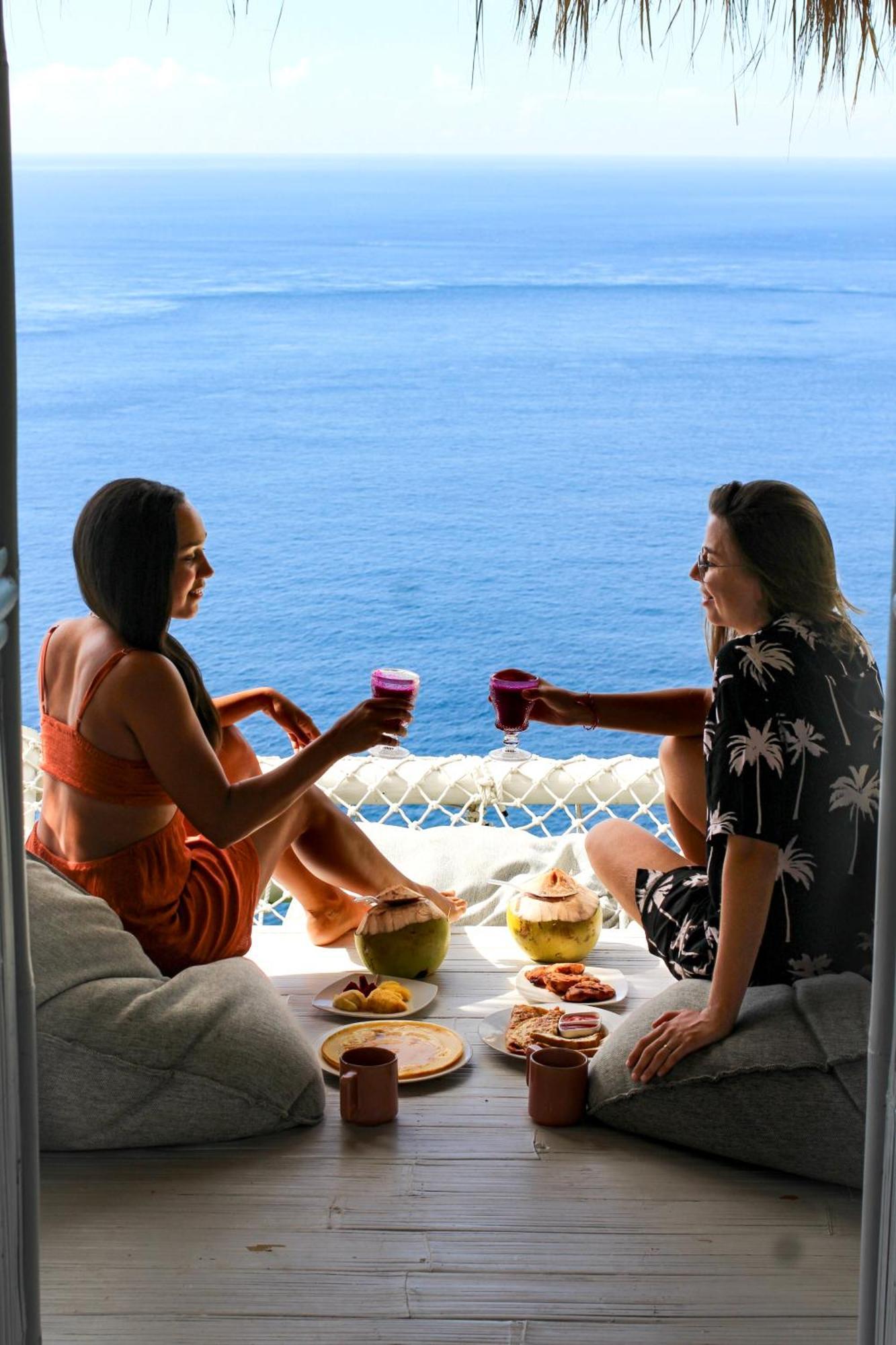 Tropical Glamping Nusa Penida Diamond Beach - Cliff Side Edge Polilit Exterior photo