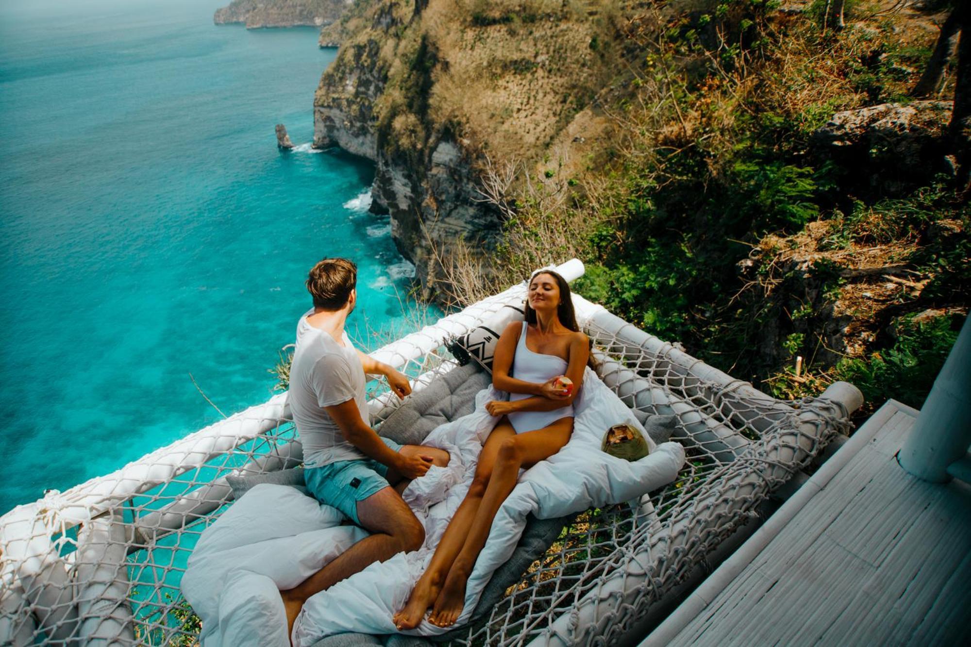 Tropical Glamping Nusa Penida Diamond Beach - Cliff Side Edge Polilit Exterior photo