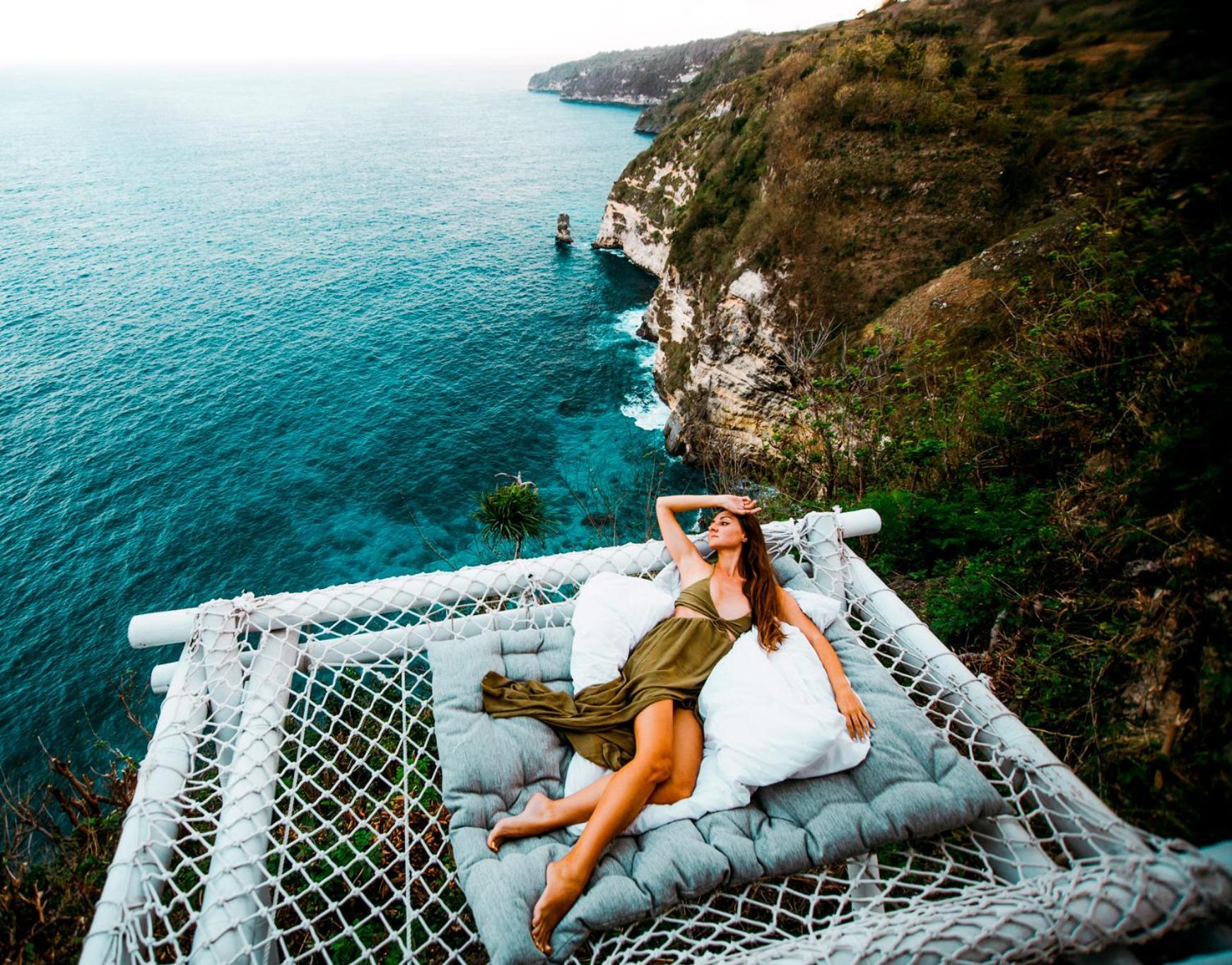 Tropical Glamping Nusa Penida Diamond Beach - Cliff Side Edge Polilit Exterior photo
